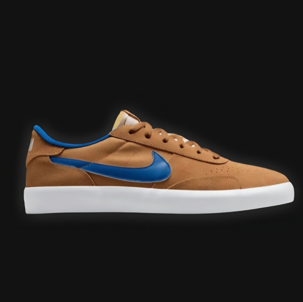 Nike SB Heritage Vulc Sneakers Men 10/Women 11.5 in a Flax Team Royal Colorway